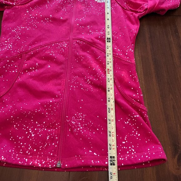 The North Face Women's Full Zip Jacket Galaxy Splatter Dark Pink Size Small - Picture 13 of 16